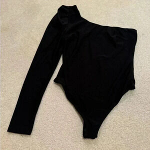 One shoulder body suit